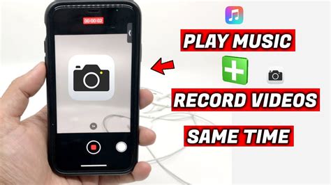 how to record on iphone with music